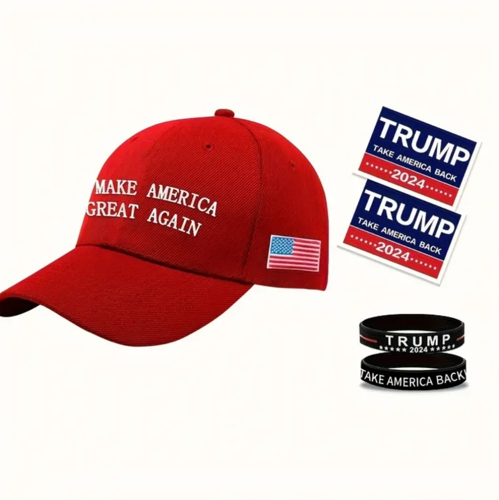 New Trump Hat 2024 5 Pc Set